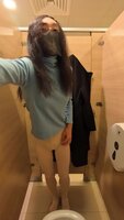 KeithKate's Intimate Encounter: Cumming in the Toilet Next to a Lady