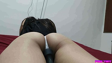 Me Quedo solo con Mi Hermosa Hijastra Caliente - Padrastro no porfavor no entres a mi cuarto