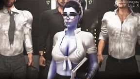 Widowmaker - Fantasizing About an Office Gangbang at Work