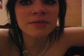 Solo Dream Babes: Andi Sucks Her Dildo