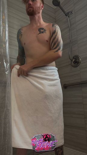 Redhead Prison Shower Solo