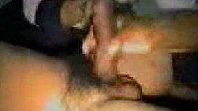 Chunky Mexican tramp works on my hairy dick with her mouth