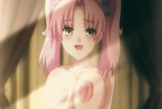 Pink Haired Beauty Loves to make Paizuri with her Huge Tits