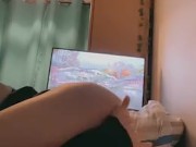 Closet femboy secretly fingers himself on camera for you~
