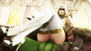 Warcraft priest Luna huge butt banged! - (noname55)