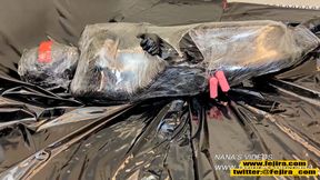 Fejira com &ndash; Mummification and orgasm by my girlfriend