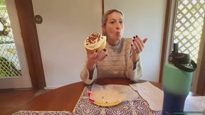 Constance Eating a Big Cinnamon Roll wmv
