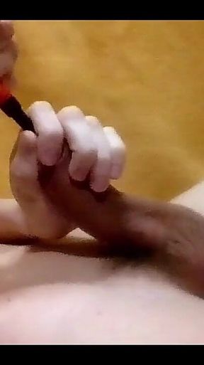 Pumping Air Into My Dick Until My Belly Bulges!