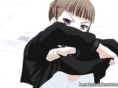 Hentai bdsm with bound girl roughly penetrated