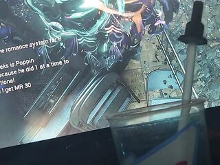Trans cutie Cums whilst Grinding Warframe