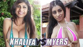 Mia Khalifa vs Violet Myers: Epic Showdown!