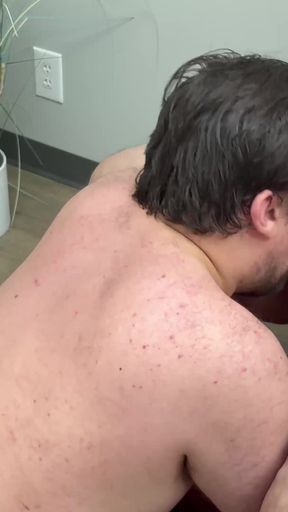 Straight Office feeds his Cum and Piss to a Fag Slut   Clip 2