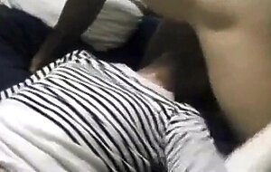 Amateur boy barebacked