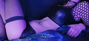 Goth Witch Sloshes Empty Belly for You [clip]