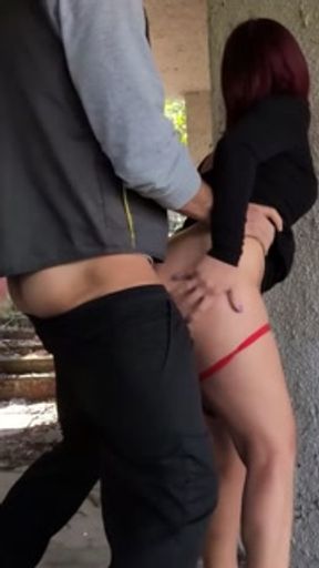 In the abandoned RUIN I get fucked by the worker!