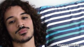 Skinny Yanis pulls out his favorite toys for a solo pleasure