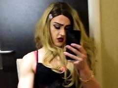 Amateur crossdresser hot solo