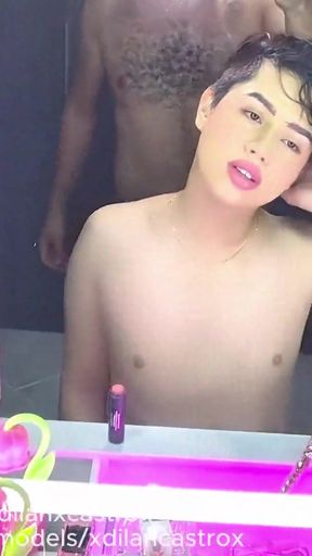 GAY STEPSON GETS FUCKED BAREBACK BY STRAIGHT STEPDAD CUMS INSIDE CREAMPIE   Clip 1