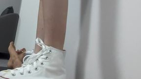 Cock under Converse