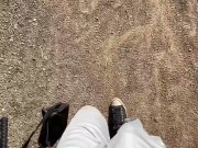 Getting Hard in Soft Shorts | Walking Freeballing HD 60fps