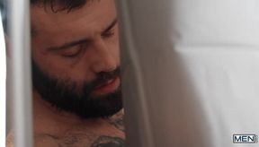 Plumber Markus Kage Drills Michael Boston's Tight Hole