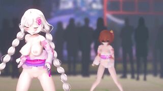 mmd r18 Akari-chan LOVE  JOY no mosaic Boobs version 3d cartoon