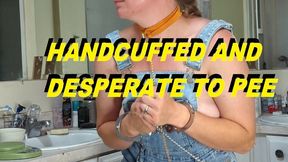 Tied and desperate to pee