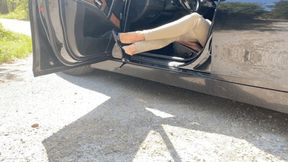 KIRA WALKING AND DRIVING IN THOSE TIGHT SHOES – MOV Mobile Version