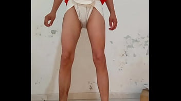 I pee in my diaper several times and have a sensational orgasm