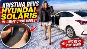 Kristina Hard Revving in Jimmy Choo High Heels Full Video 22 Min