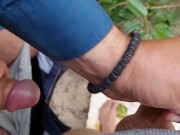 Young curious twink flesh' cruising adventures on the nude beach find him a dilf to suck & frot on