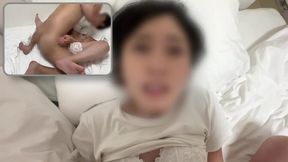 Japanese wife accepts creampied while talking dirty