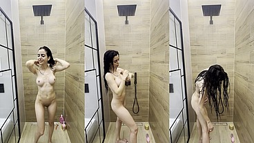 First Shower in the DollHouse