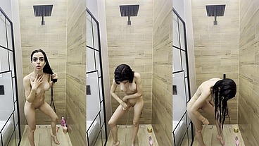 First Shower in the DollHouse