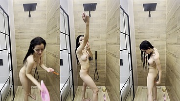 First Shower in the DollHouse