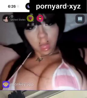 Curvy teen shows off her body in homemade webcam clip