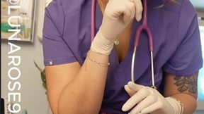 Nerdy cute Nurse Luna comes in and gives you a physical exam and discovers you need a sperm sample, you ask for assistance so I of course help! And I offer a little incentive by showing you my titties to help you cum, with a cum count down