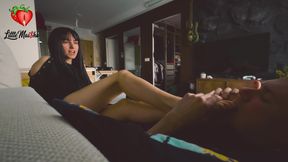I Visit My Cousin, Smell Her Hair, and She Makes Me Feel Good with Her Feet!