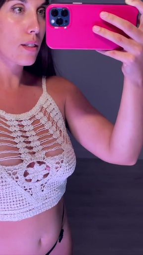 Powerful moment from &quot;Tops Try On Haul #03&quot;