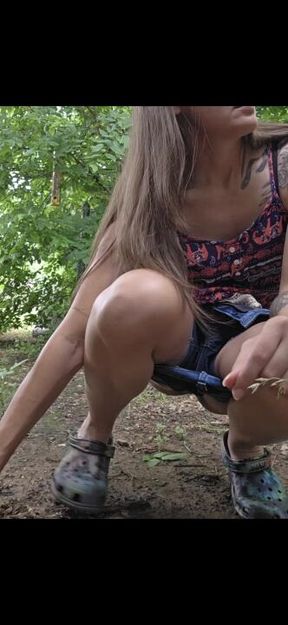 Peeing Outside