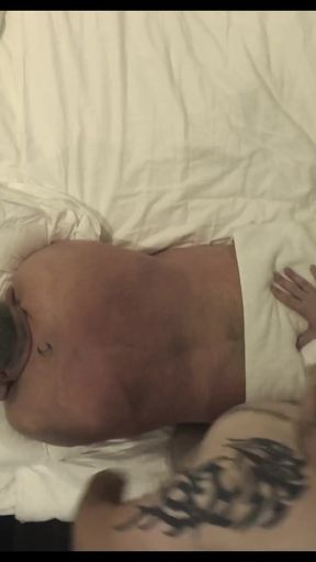 Memorable moment from &quot;Chubby Guy Spa - Oil Massage &amp; More Episode 4&quot;