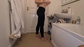 Stepmom from Work Deepthroats and Dominates Amateur in the Bathroom