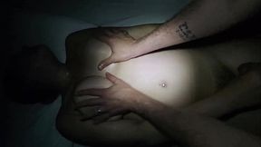 Hairy Wife Gets Her Curvy Bush Cummed On During POV Massage
