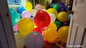 17-24" Over Inflated Balloon Set Up Non Pop