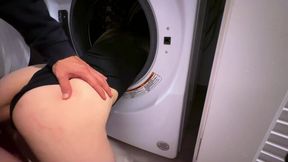 Step sis receives fucked while stuck in the washer