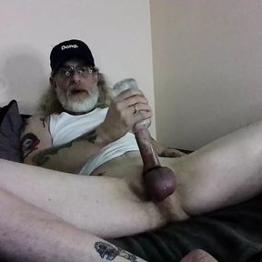 JerkinDad14 Sticks His Dick In Penis Toys