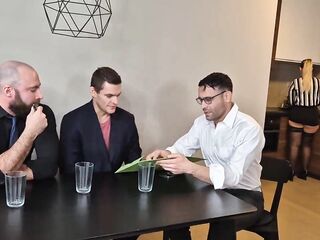 Jennifer Mendez 3on1 Group sex, Multiple Pee in throat, Squirt, Anal, double penetration, DVP, Cum in throat