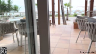 NOW I CONTROL YOUR PUSSY. I made her cum so hard in a cafe by using Lovense Ferri remote control toy