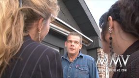 Mature lady teach a couple how to fuck