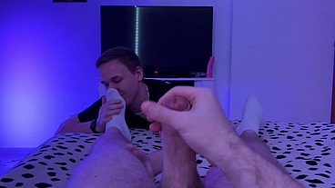 Hungry Foot Fetishist Eating my Smelly Feet & Lick them Clean [4K]